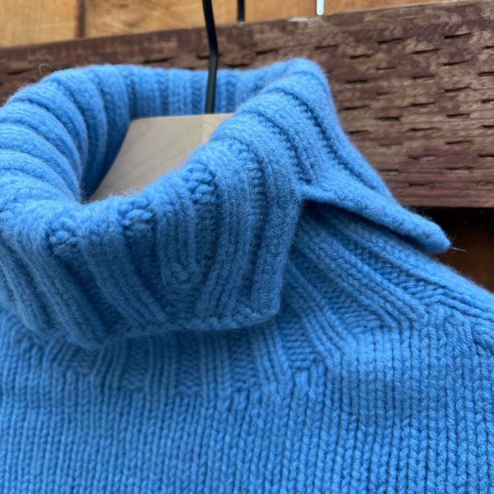 Bluemelange 100% cachemire sweater fits best a size 4/6 made in Italy - Picture 4 of 6